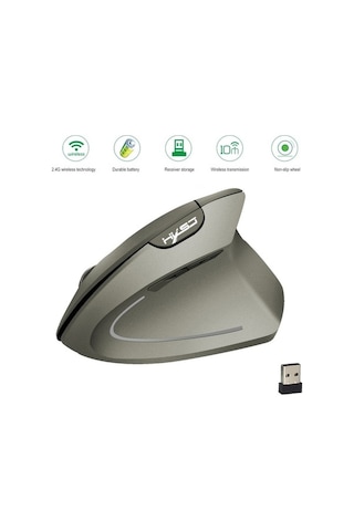 Tongxida T24 2400 Dpı 2.4g Ergonomik Mouse Siyah, Farklı Kullanım Deneyimi T-24