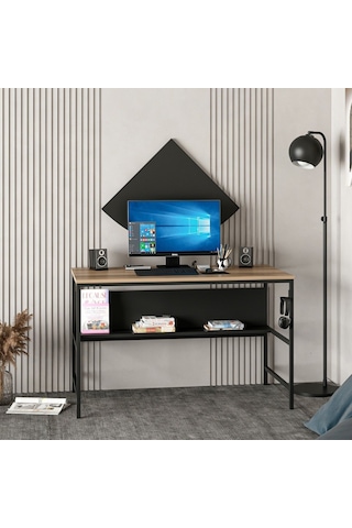 Minarmobilya Minar Greta Çalışma Masası Modül1 - Dore/Siyah