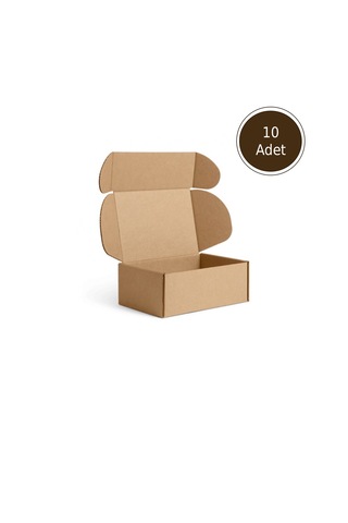 25x20x10 Cm E Dalga E-ticaret Karton Kutu , Kargo Kutusu 10 Adet
