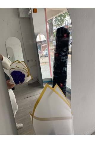 7'li Solmayan Lacivert Gül Buketi Lacivert