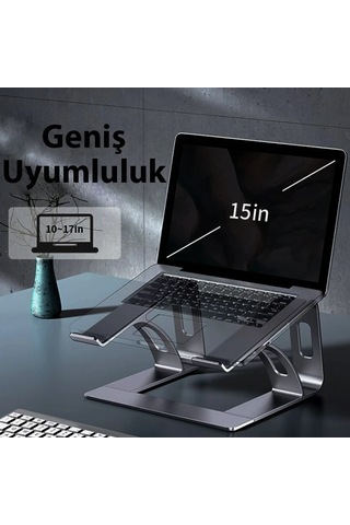 Northcity Alüminyum Laptop Standı - Ergonomik Ve Isı Dağıtımlı Bilgisayar Standı