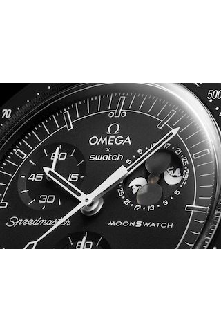 Swatch X Omega Moonphase Snoopy Black Çelik