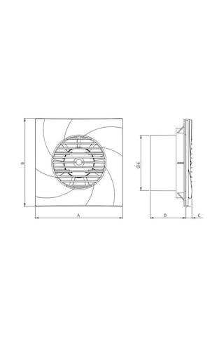 Bvn Ef 1530 Plastik 15 Cm 300 M³/H Banyo Tuvalet Aspiratörü