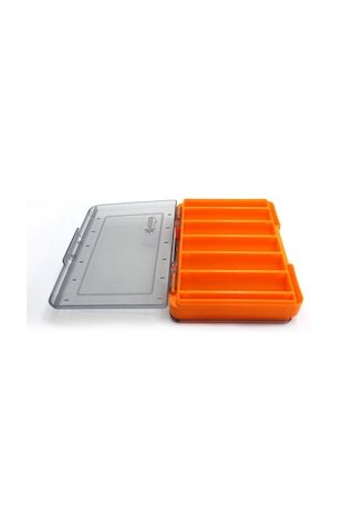 Captain 7221 Sahte Balık Kutusu 12 Gözlü 13x9x3.5cm - Orange