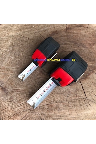 Baymax Çelik Şerit Metre 5 Metre 25 MM 3 Metre Ölçüm Metresi