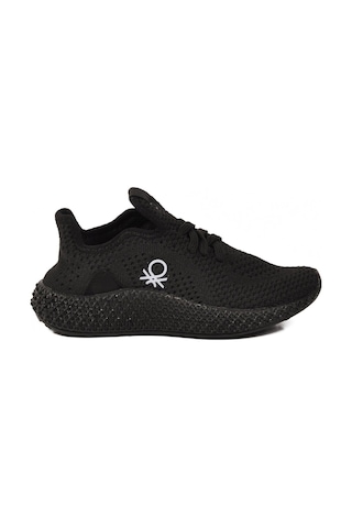 United Colors Of Benetton Fileli Hafif Unisex Çocuk Spor Ayakkabı Bnı-30961 F Siyah