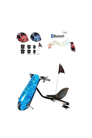 Citymate Drift Car Elektrikli Kaykay Bluetooth Dirift Kar Hoverboard Scooter + Koruma Ekipmanı D29