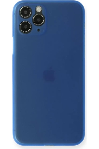 Newface Apple iPhone Uyumlu 11 Pro Max Kılıf Pp Ultra İnce Kapak - Mavi Belirtilmemiş