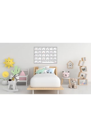 İngilizce Alfabe Cetveli Englısh Alphabet 50x70 Cm Karton 01