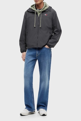 Tommy Jeans Relaxed Fit Kapüşonlu Su İtici Mont Erkek Mont Dm0dm23223 Pt2 Koyu Gri