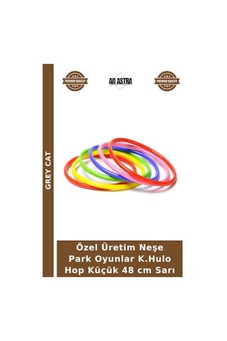 Özel Üretim Neşe Park Oyunlar K.hulo Hop Küçük 48 Cm Sarı