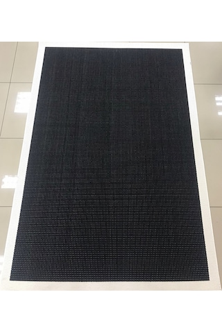 Liparis Sisal Halı Dc482 Serisi Oturma Salon Yatak Odası Halısı Siyah