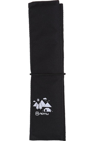 Aotu Taşınabilir Nem Geçirmez Koltuk Mat Oxford Kumaş + Epe Açık Kamp Piknik Oturma Pedi Siyah