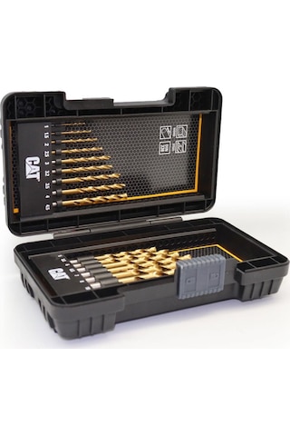 Cat Da02901 16 Parça Profesyonel Titanyum Kaplama Hss Metal Delici Matkap Ucu