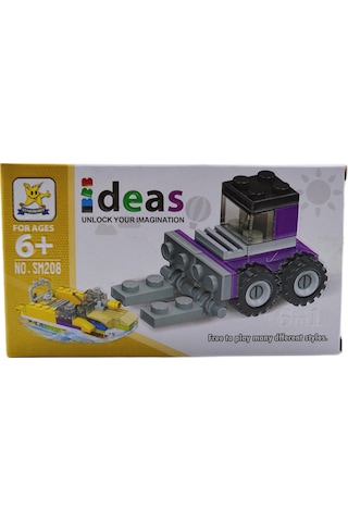 Kızılkaya Ideas Arabalar 2in1 25 Parça Sm208b-03