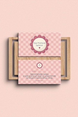 Çift Yön Kargo Paketleme Teşekkür Kartı Thank You Cart Pytktskk34