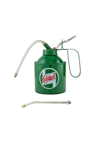 Retro Yağdanlık Yeşil Pompalı 500ml / Castrol