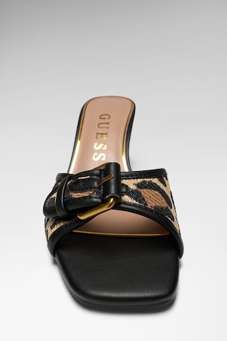 Guess Dista Kadın Topuklu Terlik Fljdı2pel03 Siyah