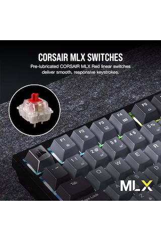 K65 Plus Wireless Rgb %78 Mekanik Klavye Ch-91d401l-tr