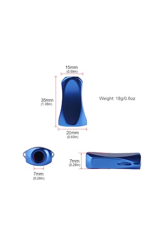 Lemestar Yj537 Ekfan 2 Adet Alüminyum Alçı, Siyah Renk, 35x20mm Boyut, 18g Ağırlık, Paket İçeriği: 2 Alçı + 4 Yastık + 2 Kauçuk Yıkama