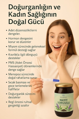 Hayıt Tohumlu Bitkisel Karışımlı Macun 800 Gr.