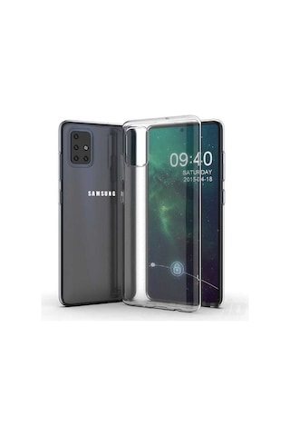 Samsung Uyumlu Galaxy A71 Kaliteli Seffaf Süper Silikon Kilif 407181484