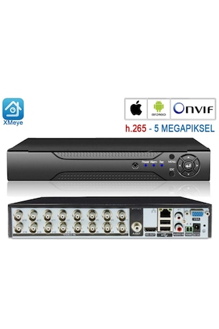 16 Kanal Ahd Dvr Kayıt Cihazı Xmeye Yazılım