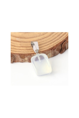 Soulader Doğal Taş Opal Boncuklu Kolye Ucu Charm Seti 5 Parça Düzensiz Şekil El Yapımı Kolye Tasarımı Kadınlar İçin Trend Dıy Takı Malzemeleri Çok REnkli