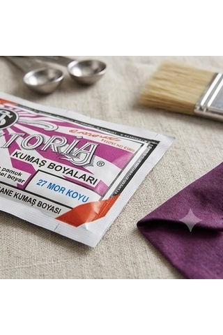 27 - Kumaş Boyası Mor Koyu 11 Gr 10
