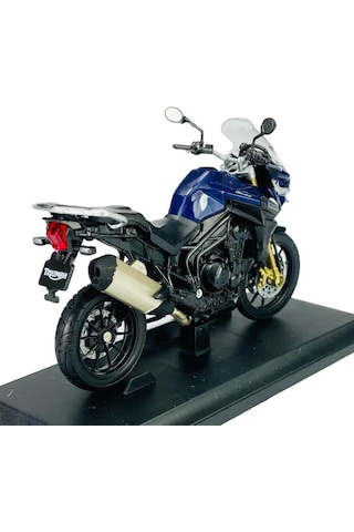 Göçmen Welly Triumph Tiger Explorer 1200 Touring Mavi Duylu 1:18 1/18 Metal Model Motosiklet Döküm Kutuda Yeni