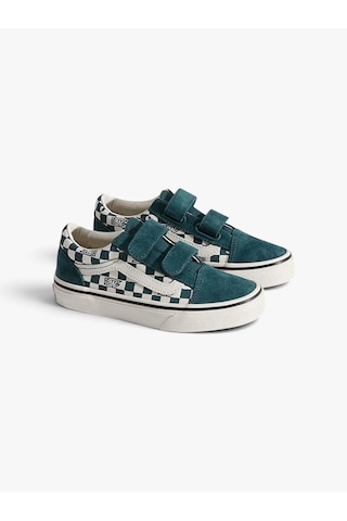 Vans Old Skool V Unisex Çocuk Koyu Yeşil Spor Ayakkabı - Vn000cya