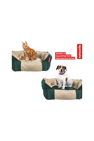Xpermate Biscuit Tüy Tutmaz Kedi Köpek Yatağı 60 x 55 x 28 CM
