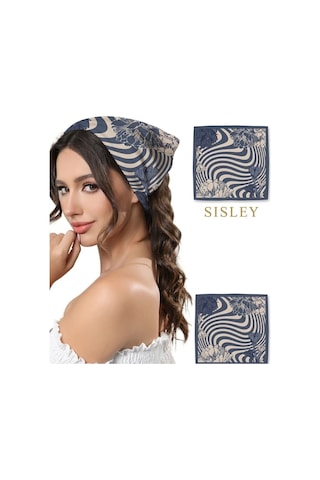 Sisley Flora Bandana/fular -2016-47 47 İndigo