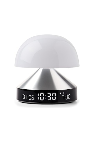 Lexon Mina Sunrise Alarm Saatli Gün Işığı Simulatörü & Aydınlatma - Alüminyum Gri