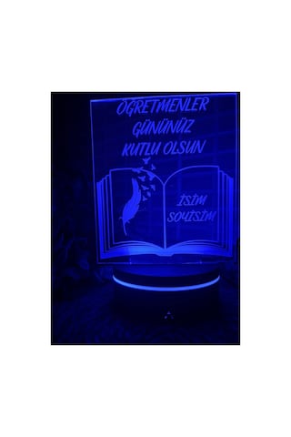 Kişiye Özel Öğretmenler Günü Led Lamba Öğretmene Özel Hediye