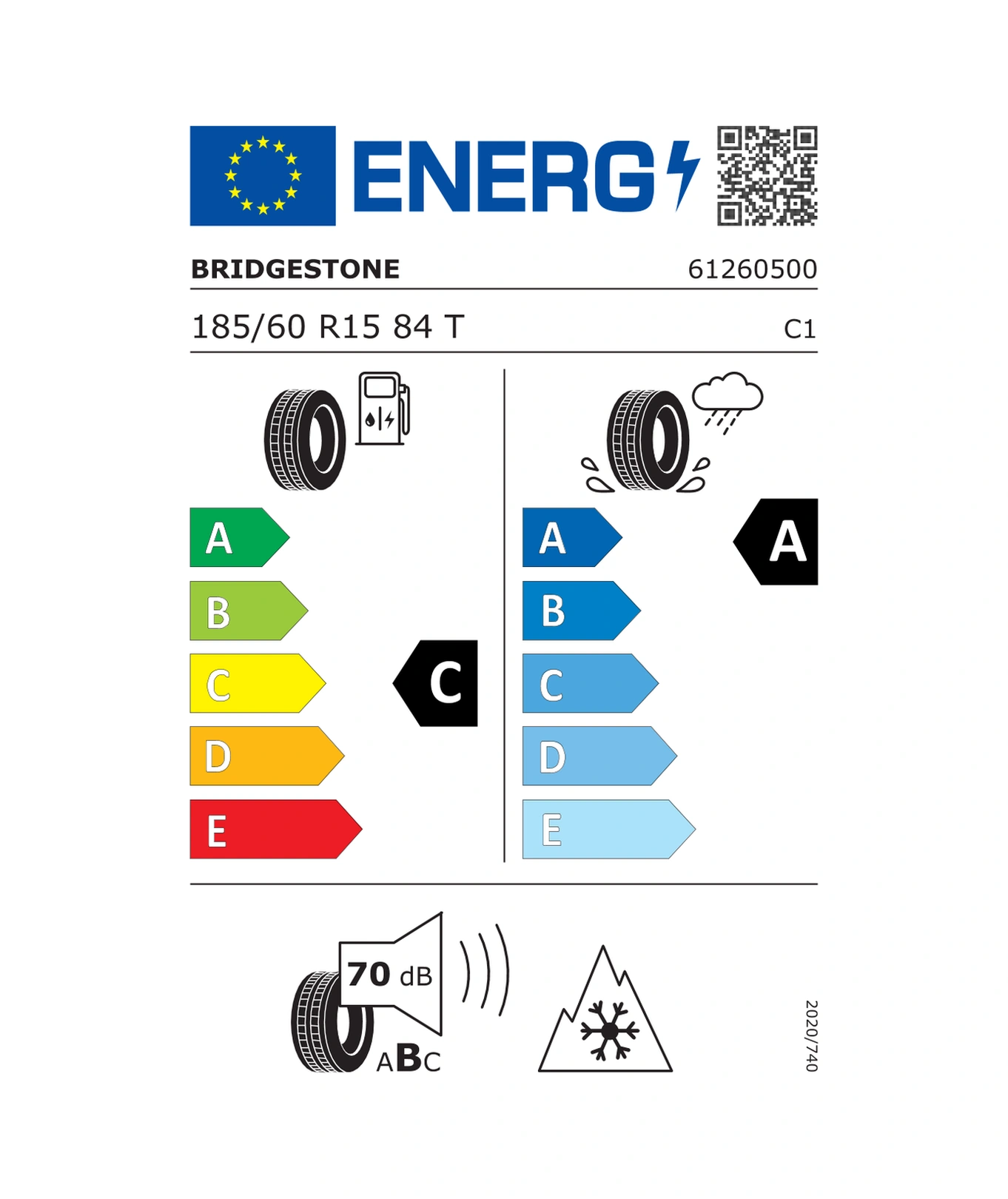 Bridgestone 185/60R15 84T Lm005 Kış Lastiği 2022