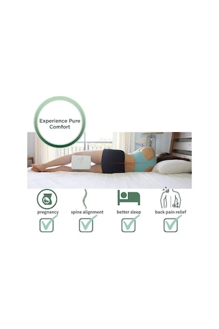 Visco Yastık Bambu Yastık Ortopedik Bacak Arası Yastığı Destekli