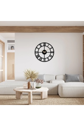 Ivo Roma Rakamlı Duvar Saati Siyah