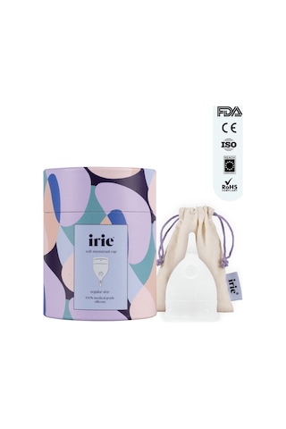 Irie Adet Kabı Regl Kabı Menstrüel Kap Menstrual Cup [[Regular Transparan]]