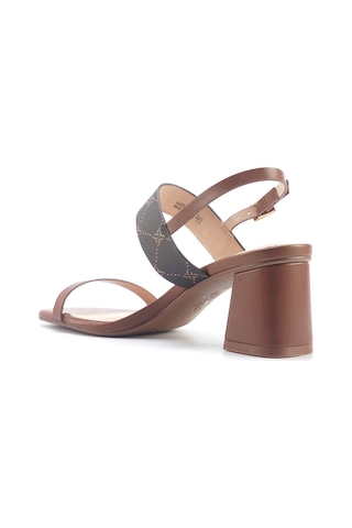 Nine West Nacedıa 5fx Kahverengi Kadın Topuklu Sandalet 000000000101947995 Kahverengi