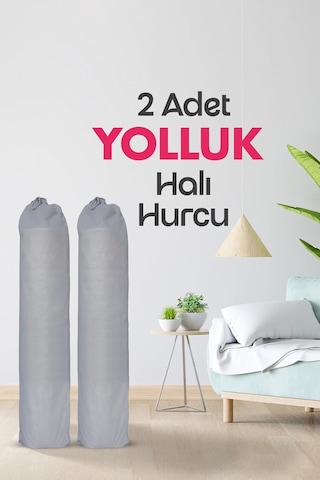Halı Hurcu, Halı Saklama Kılıfı, Halı Organizeri Gri, Yolluk Hurcu Çok Renkli