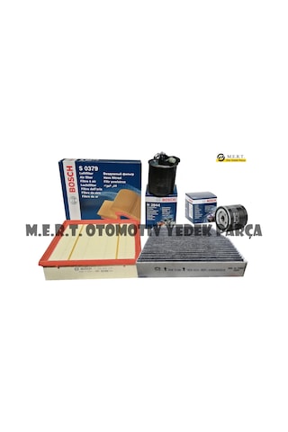 W176 Mercedes A180 Dizel Bosch Filtre Bakım Seti (2012-2018)
