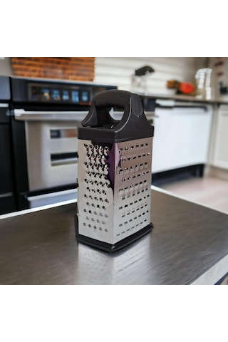 Kule Rende 6 Köşe 6 Fonksiyonlu Lüx Saplı Rende 22 Cm El Rendesi Peynir Sebze Patates Rende
