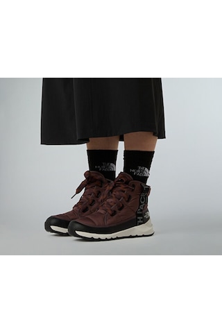 The North Face W Thermoball Lace Up Luxe Wp Kadın Kar Botu Nf0a817wc9r1 Gri Gri