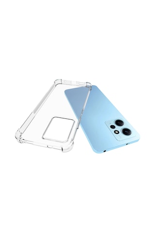 Zore Redmi Note 12 4g Kılıf Msra Nitro Anti Shock Silikon - Renksiz Renksiz