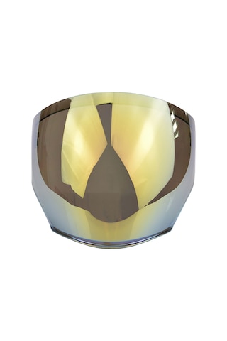 Springsun Kyt Nfj Kask İçin Altın Renkli Pc Malzeme Motosiklet Kask Lens - Güneş Işığı Engelleme, Rüzgar Ve Sis Koruma