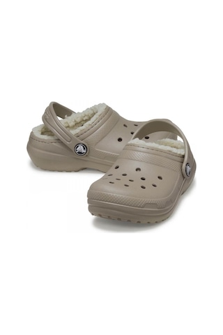 Crocs Classic Lined Clog K Çocuk Terlik - Sütlü Kahve Sütlü Kahve