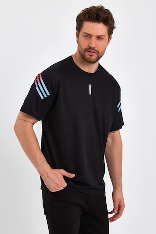 Genius Store Erkek Spor Tişört Baskılı Fitness Antrenman Fit S