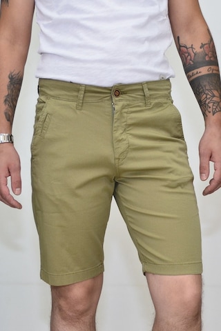 Superfly Erkek 20703 Slim Chino Short Koyu Haki 2070310 Siyah