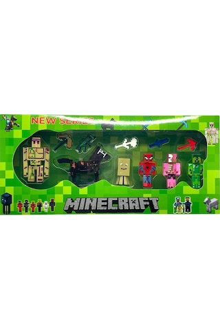 Minecraft 11 Parça 6 Figürlü Oyuncak Set